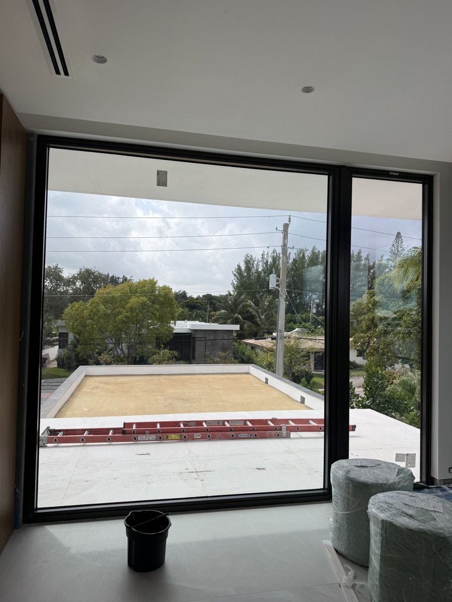 A single pane framing the view